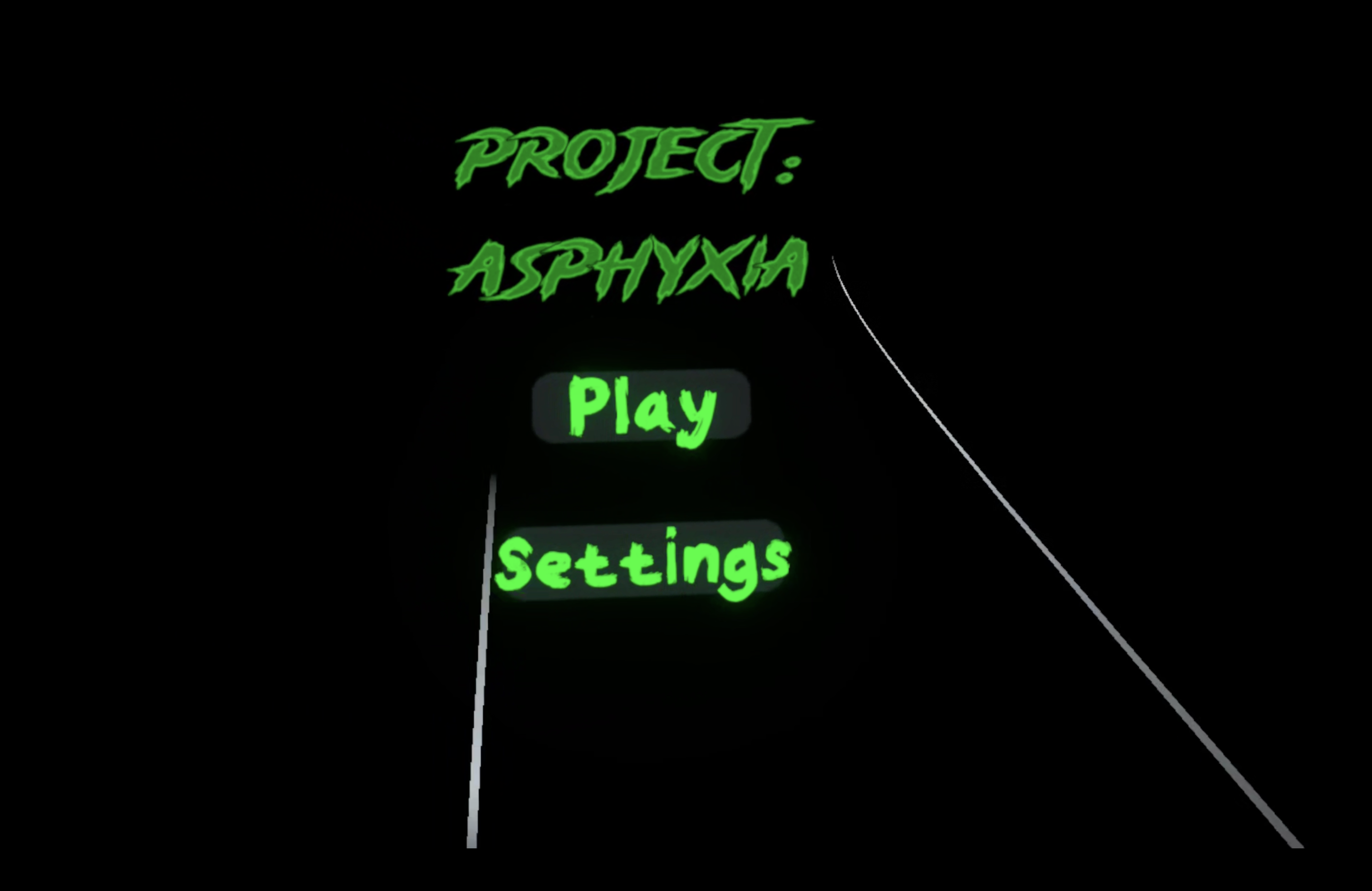 Project Asphyxia title screen